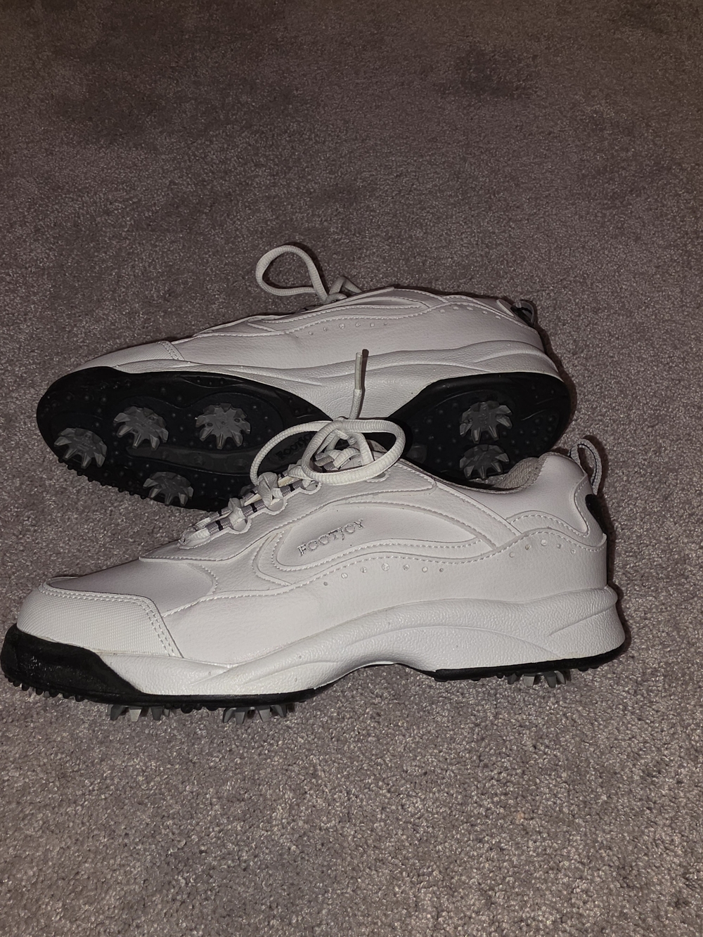 FootJoy White and Black Women's Athletic Golf Shoes